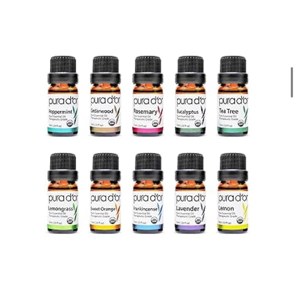 Pura d’or Essential Oil Kit NEW USDA/Organic - Picture 1 of 10